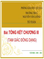 Hinh 9 On tap chuong III Tam giac dong dang