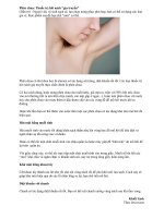 Một số bài thuốc đơn giản