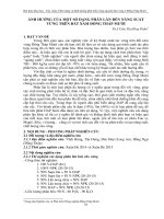 Ảnh hưởng của một số dạng phân lân đến năng suất vừng trên đất xám Đồng Tháp Mười