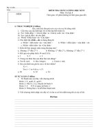 đề thi tin 8  ki 2