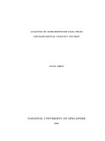 Analysis of dose response data from developmental toxicity studies
