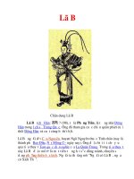 Cuộc đời của Lã Bố