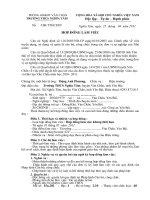 Quyết định tuyển dụng viên chức năm 2011