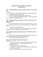 de cuong on trong tam mon su hkII lop 9