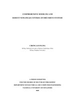 Comprehensive modeling and robust nonlinear control of HDD servo systems
