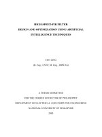 High speed fir filter design and optimization using artificial intelligence techniques 