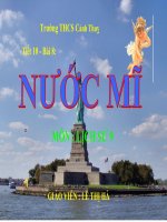 Bài 8. Nước Mỹ   Lịch Sử 9 Lê Thị Hà