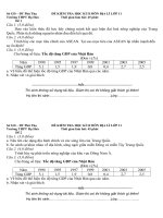 Đề   HD chấm thi học kỳ 2 môn Địa  11 (2010 2011)