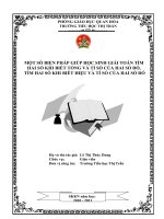 Bìa Sáng kiến kinh nghiệm