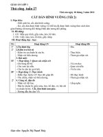 GIAO AN THU CONG TUAN 27   LOP 1