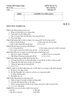 de thi KH2 sinh 7 2010 2011 (matran,dapan)