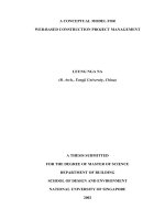 A conceptual model for web based construction project management