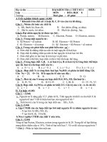 Bµi kiÓm tra sè 1 hẫ 8 chuÈn kiÕn thøc