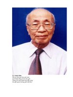 CHÂN DUNG NHÀ VĂN CHÍNH HỮU