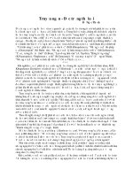 Đặc trưng thể loại truyện ngắn