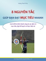 Ebook   8 Nguyên tắc giúp bạn đặt mục tiêu nhanh