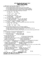 Đề cuơng ôn tập học kỳ II Hóa 8