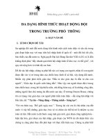 Sáng kiến kinh nghiệm công tác Đội