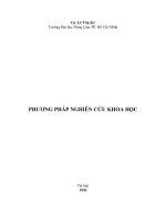 Phương Pháp Nghiên Cứu Khoa Học Lê Văn ký