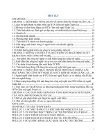 Luận văn phân tích tình hình xuất khẩu và các giải pháp gia tăng KNXK của HTX gốm mỹ nghệ xuân lai 2011 2015