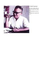 CHÂN DUNG NHÀ VĂN NGUYỄN CÔNG HOAN