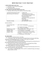 7) BỆNH THẬN mạn  và SUY THẬN mạn 