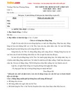 Đề thi giữa học kì 1 môn tiếng việt lớp 3 trường tiểu học phương hưng năm 2011   2012 