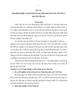 Hoạt động nghiệp vụ thị trường mở của ngân hàng nhà nước việt nam từ năm 2012 đến nay