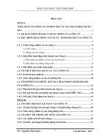 Báo cáo thực tập tổng hợp tại Công ty Cổ phần Đầu tư Xây dựng Phục Hưng số 7