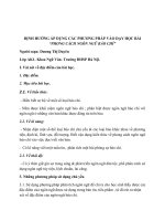 ĐỊNH HƯỚNG ÁP DỤNG CÁC PHƯƠNG PHÁP VÀO DẠY HỌC BÀI “PHONG CÁCH NGÔN NGỮ BÁO CHÍ”