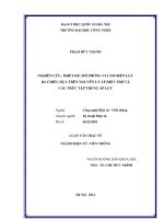 Nghiên cứu, thiết kế, mô phỏng vi cảm biến lực ba chiều dựa trên nguyên lý áp điện trở và cấu trúc tập trung áp lực 
