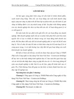 Báo cáo thực tập tốt nghiệp tại Công ty TNHH Phát triển Công nghệ và Xây dựng Việt Nam Việt Nam - Constrexim Holdings