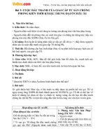 Giáo án lịch sử 7 bài 3 cuộc đấu tranh của giai cấp tư sản chống phong kiến thời hậu kì trung đại ở châu âu 