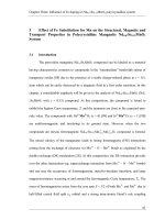 A study on fe induced structural, magnetic and transport properties in colossal magnetoresistive nd0 67sr0 33mno3 polycrystalline bulk and films 3 
