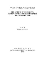 The making of modernity   a study of the modernist chinese poetry in the 1940s 