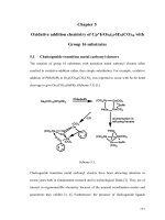 Synthesis and reactivity studies of cyclopentadienyl derivatives of ruthenium iridium and osmium iridium mixed metal clusters 5 