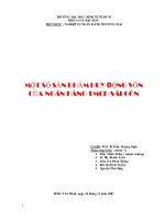 Tiểu luận nghiệp vụ ngân hàng thương mại sản phẩm huy động vốn của ngân hàng thương mại cổ phần sài gòn 