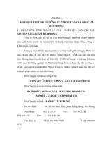 ĐÁNH GIÁ CHUNG VỀ TỔ CHỨC HẠCH TOÁN KẾ TOÁN CỦA CÔNG TY XNK SÚC SẢN VÀ GIA CẦM  HẢI PHÒNG