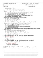 đề k  s  đ cuối kì 2 có đáp án (hay)