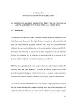 Investigation and application of liquid chromatography mass spectrometry in the analysis of polar, less volatile and thermal unstable organic pollutants in environmental and biological samples 4 