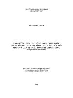 ảnh hưởng của các nồng độ nitrite khác nhau đến sự thay đổi hình thái, cấu trúc mô mang và gan tụy của tôm thẻ chân trắng (litopenaeus vannamei)