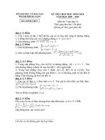 Đề thi HSG Toán 10 TP Đà Nẵng 2009   2010