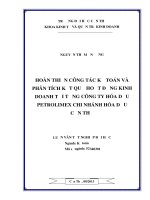 hoàn thiện công tác kế toán và phân tích kết quả hoạt động kinh doanh tại tổng công ty hóa dầu petrolimex chi nhánh hóa dầu cần thơ