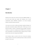 A framework for formalization and characterization of simulation performance 1 