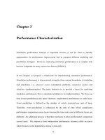 A framework for formalization and characterization of simulation performance 3 