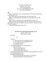 Đề thi CN 8   HK II