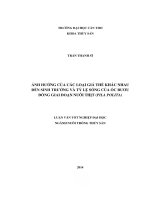 ảnh hưởng của các loại giá thể khác nhau đến sinh trưởng và tỷ lệ sống của ốc bươu đồng giai đoạn nuôi thịt (pila polita)