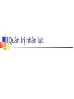 ÔN tập quản trị nhân lực