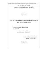 Đánh giá ô nhiễm polychlorinated byphenyls (PCBs) khu vực cảng hải phòng 