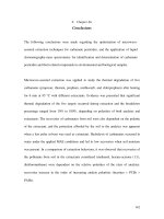 Investigation and application of liquid chromatography mass spectrometry in the analysis of polar, less volatile and thermal unstable organic pollutants in environmental and biological samples 6 
